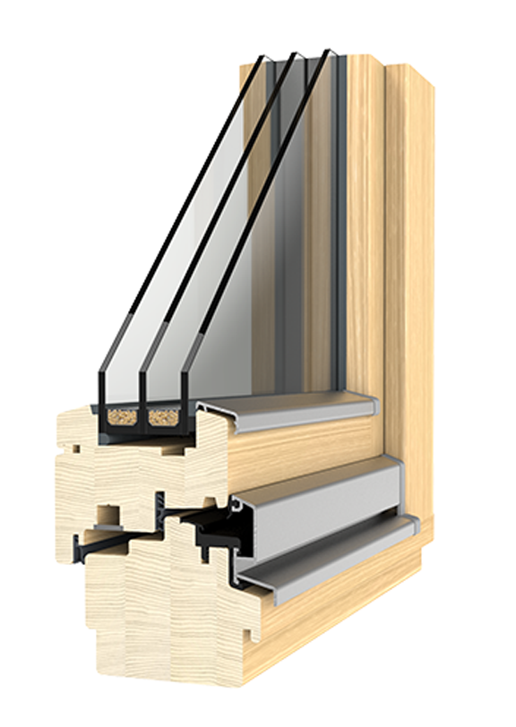 Holz Natur Fenster 92